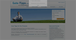Desktop Screenshot of gute-tipps.info